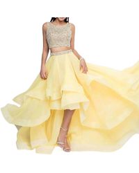 Terani - Two Piece Glittering Prom Dress - Lyst