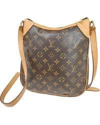 Louis Vuitton - Odéon Canvas Shoulder Bag (pre-owned) - Lyst