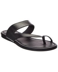 Stuart Weitzman - Remy Leather Slide - Lyst