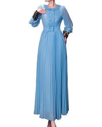 BRC By BURRYCO - Long Sleeve Solid Maxi Dress - Lyst
