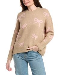 Cece - Ribbon Jacquard Pullover - Lyst