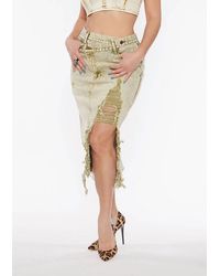 Circular Path - Cross Over Midi Skirt - Lyst