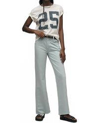 Mother - The Bookie Flood High-Rise Bootcut Jeans - Lyst