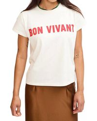 Clare V. - Classic Tee With Bon Vivant - Lyst