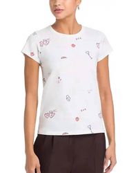 Rag & Bone - All Over Valentines Tee - Lyst