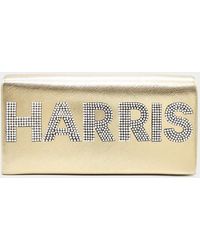 Fashnzfab - Harris Bling Studded Metallic Clutch Bag Evening Crossbody Bag - Lyst