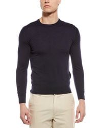 Eleventy - Wool & Silk-Blend Crewneck Sweater - Lyst