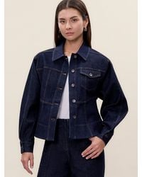 Rebecca Taylor - Carmen Denim Jacket - Lyst