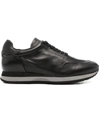 JOHN HARRISON - Leather Wedge Sneakers - Lyst
