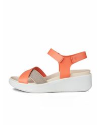 Ecco - Flowt Wedge Sandal - Lyst