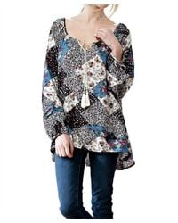 Kori - Patchwork Print Top - Lyst