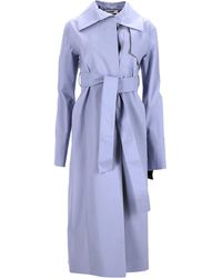 Jil Sander - Secured Button Belted Trench Coat - Lyst