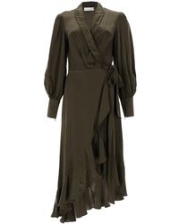 Zimmermann - Abito Midi - Lyst