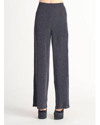 Dex - Wide Leg Knit Glitter Pant - Lyst
