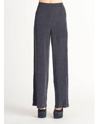 Dex - Wide Leg Knit Glitter Pant - Lyst