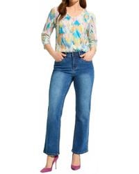 Fdj - Olivia Denim Boot Ankle Pant - Lyst