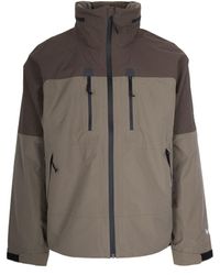 The North Face - Gore-Tex Two-Tone Outdoor Jacket With Adjustable Hood - Lyst