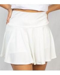 White Birch - Athletic Skort - Lyst