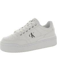 Calvin Klein - Alondra Faux Leather Lifestyle Casual And Fashion Sneakers - Lyst