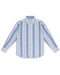 Aimé Leon Dore - Printed Stripe Button-Down Shirt - Lyst