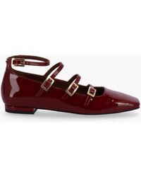 Alohas - Luke Onix Wine Burgundy Leather Ballet Flats - Lyst