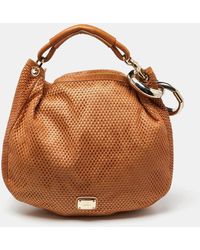 Jimmy Choo - Perforated Leather Sky Hobo - Lyst