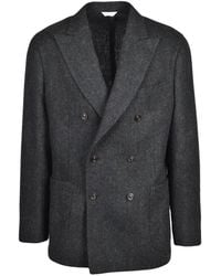 Boglioli - Double-Breasted Wool Jacket - Lyst