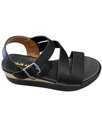 All Black - Platform Sandals - Lyst