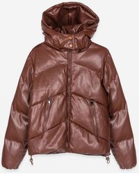 DELUC - maggiano Leather Puffer Jacket - Lyst