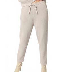 Olivaceous - Luna Sweater Knit Joggers - Lyst