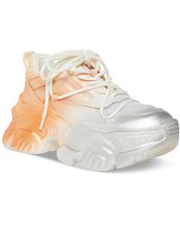 Madden Girl - Faux Leather Chunky Casual And Fashion Sneakers - Lyst