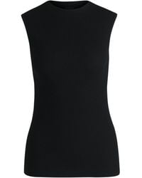 BOSS - Sleeveless Mock-Neck Top - Lyst