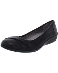 LifeStride - Loyal Faux Leather Closed Toe Ballet Flats - Lyst