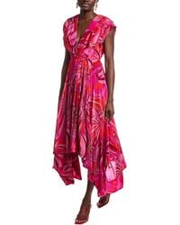 FARM Rio - Endless Summer V Neckline Midi Dress - Lyst