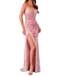 Rachel Allan - Fitted Column Prom Dress - Lyst