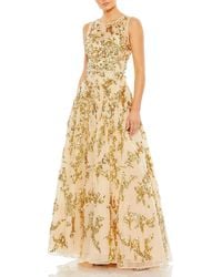 Mac Duggal - Embellished Sequin Evening Dress - Lyst