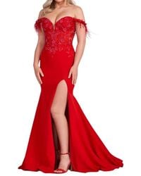 Ellie Wilde - Sweetheart Off-Shoulder Prom Dress - Lyst