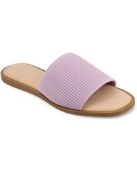 Journee Collection - Journee Prisilla Medium And Wide Width Flat Sandals - Lyst