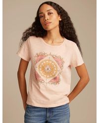 Lucky Brand - Celestial Framed Sun Classic Crew - Lyst