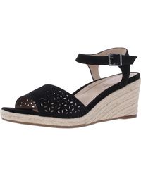 Vionic - Ariel Suede Perforated Wedges - Lyst