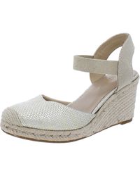 Naturalizer - Pearl Cushioned Footbed Espdrilles Wedge Sandals - Lyst