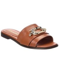 Ferragamo - Priscilla Leather Sandal - Lyst