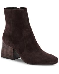 Aqua College - Tora Suede Booties Ankle Boots - Lyst