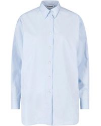 Jil Sander - Light Classic Collar Cotton Shirt - Lyst