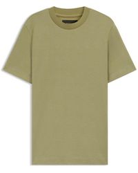 BOSS - Cotton-Silk T-Shirt With Prince Of Wales Check - Lyst