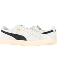 PUMA - Clyde Hairy Suede Sneakers 393115-01 Sedate Cashew - Lyst