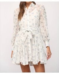 Fate - Lana Floral Mini Dress - Lyst