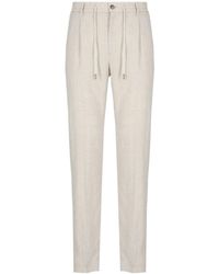 Peserico - Wool And Silk Trousers - Lyst
