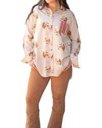 Layerz Clothing - Karen Button Up Top - Lyst