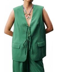 FRNCH - Atins Sleeveless Blazer Vest - Lyst